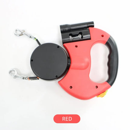 Dual Retractable Dog Leash