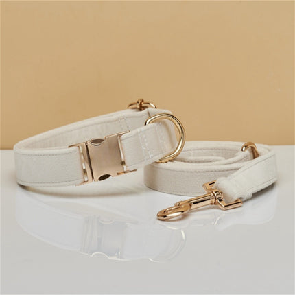 Luxury Velvet Pet Collar & Leash Set