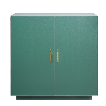 Cat Litter Box Enclosure, 80 cm Hidden Litter Box Cabinet, Wooden Indoor Cat Washroom with Ventilated Holes, Double-Door Kitty Pet House Furniture, End Side Table Fit Most Litterboxes