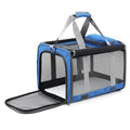 i.Pet Pet Carrier Bag – Foldable Dog & Cat Travel Cage Portable Car Kennel