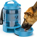 Portable Pet Water Bottle with Built-in Bowl – Leak-Proof Large Capacity 77oz for Outdoor Adventures