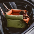 Premium Plush Pet Booster Car Seat – Portable Dog Travel Bed with Non-Slip Base